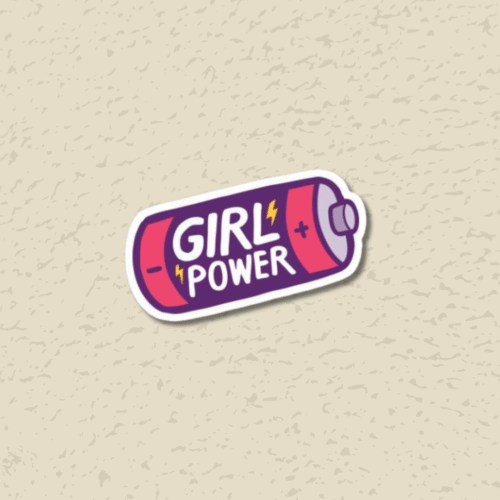 ' Girl Power'  Sticker