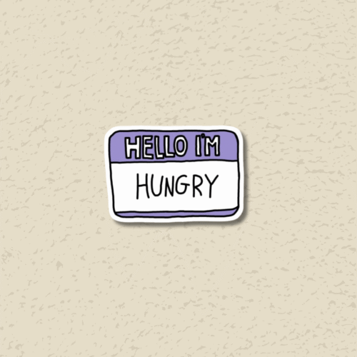 Hungry Sticker