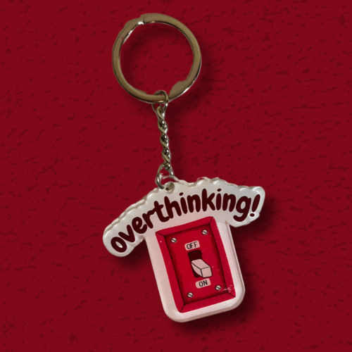 Overthinking Switch – Acrylic Keychain