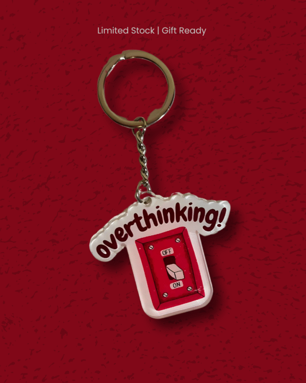 Overthinking Switch – Acrylic Keychain