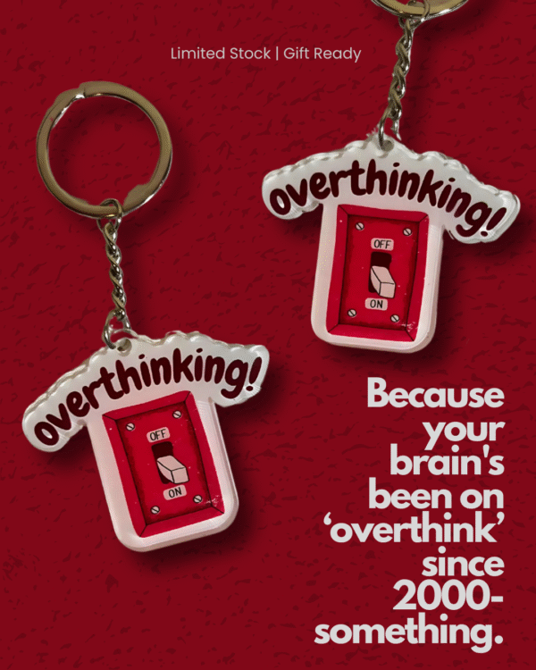 Overthinking Switch – Acrylic Keychain
