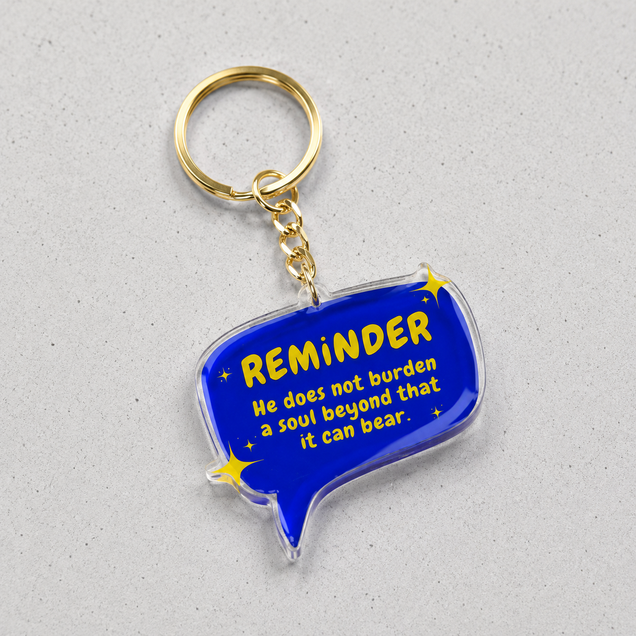 ChatGPT Image Jun 21, 2026, 05_18_45 PM (1) He Doesn’t Burden a Soul – Acrylic Keychain