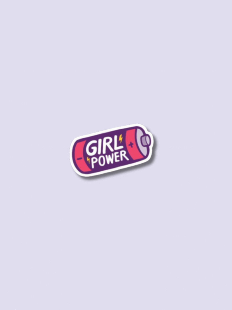 Webiste Stickers (10) ' Girl Power' Sticker