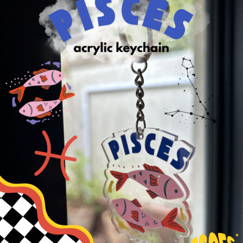 Pisces - Acrylic Keychain
