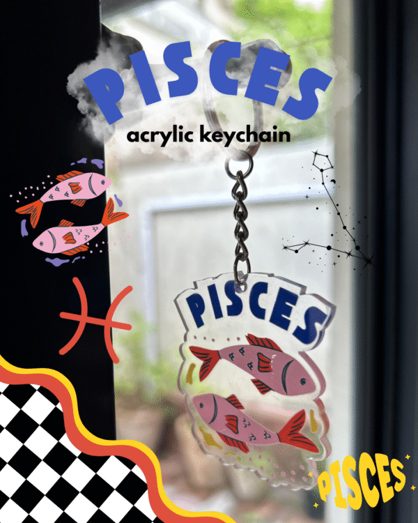 Pisces - Acrylic Keychain