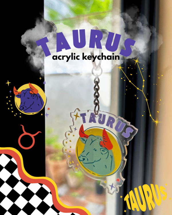 Taurus - Acrylic Keychain