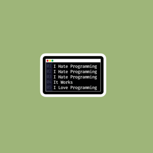 Programming Sticker