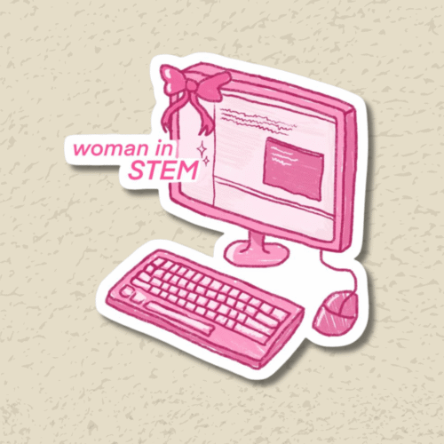 'Women In Stem' Sticker