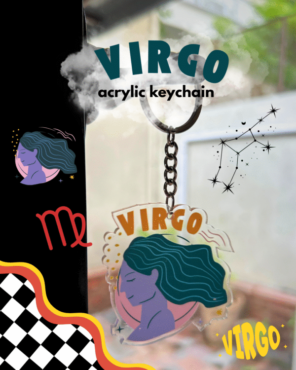 6 Virgo - Acrylic Keychain