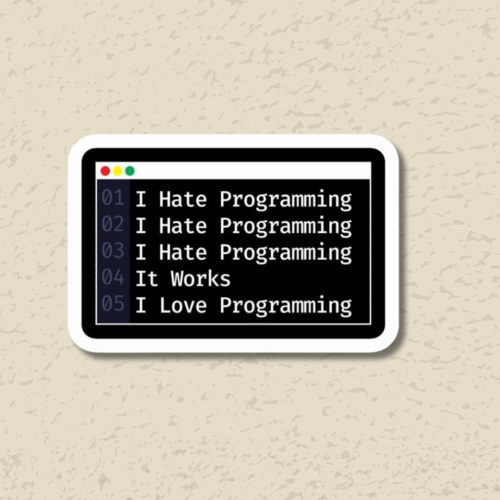 Programming Sticker