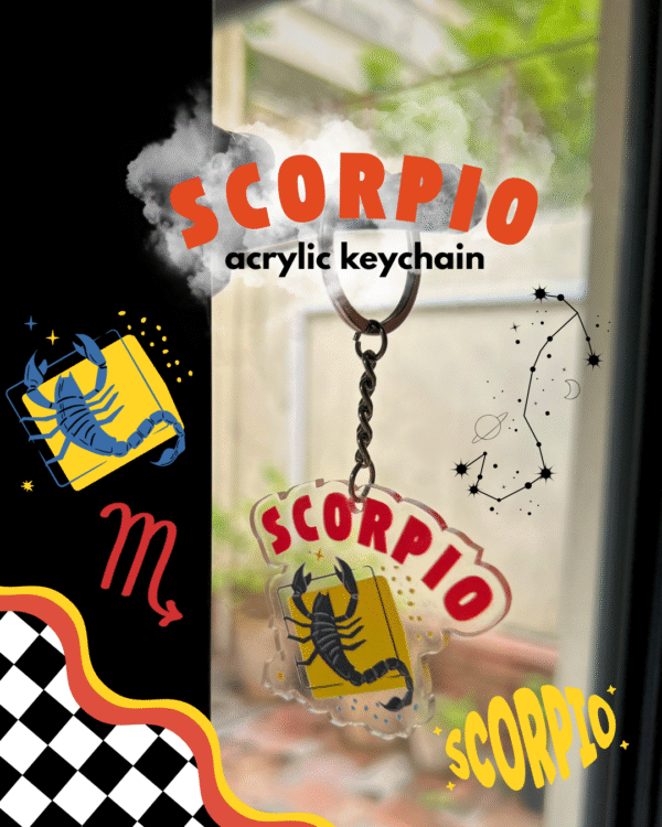 Scorpio - Acrylic Keychain