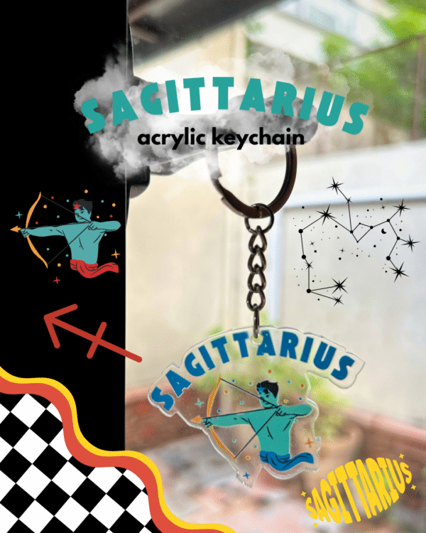 Sagittarius - Acrylic Keychain