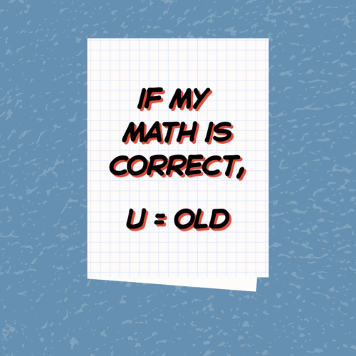 'U=OLD' Card