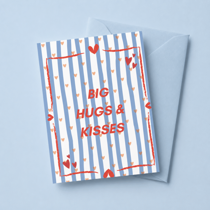 'BUG HUGS & KISSES' Card
