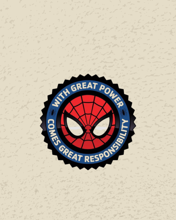 1 Spiderman Sticker
