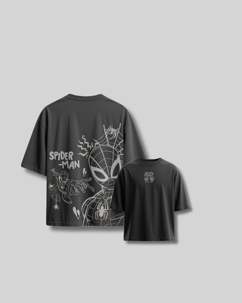 10 Spider-Man Oversized Drop Shoulder ( Unisex T-Shirt )