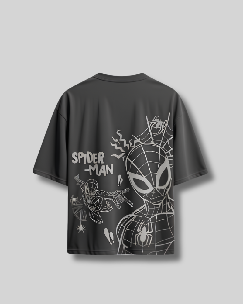 12 Spider-Man Oversized Drop Shoulder ( Unisex T-Shirt )