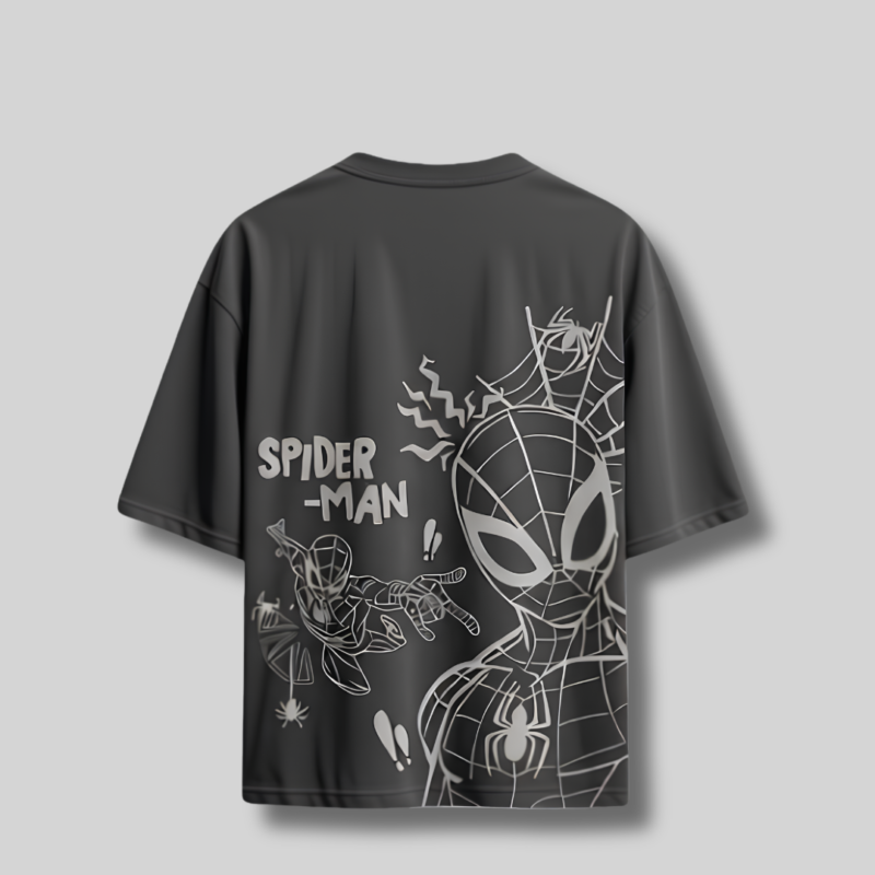 12 Spider-Man Oversized Drop Shoulder ( Unisex T-Shirt )