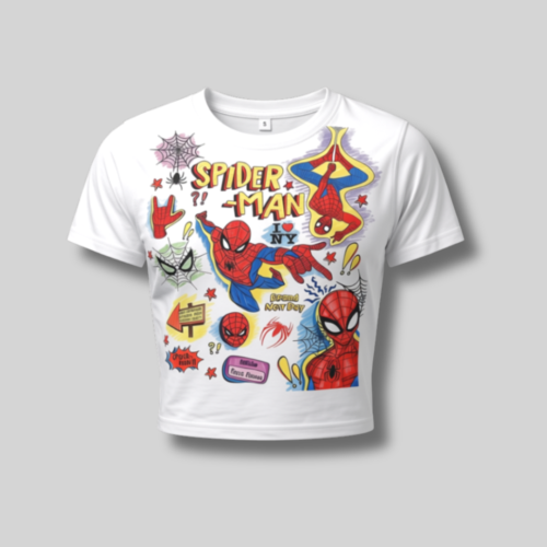 Spider-Man Crop Top