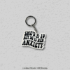 2 Anxiety Keychain