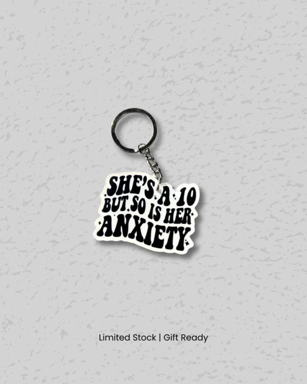 2 Anxiety Keychain
