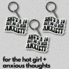 3 Anxiety Keychain
