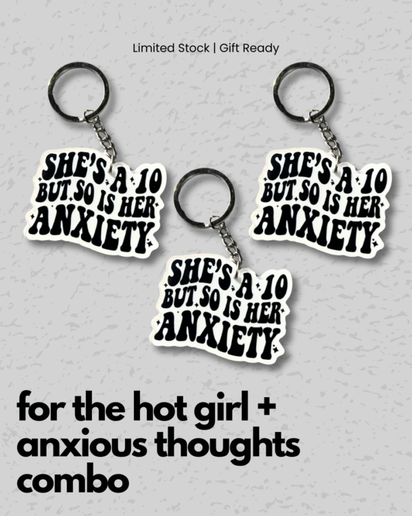 3 Anxiety Keychain