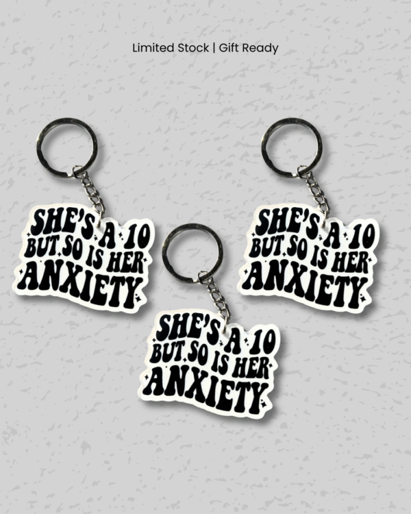 4 Anxiety Keychain