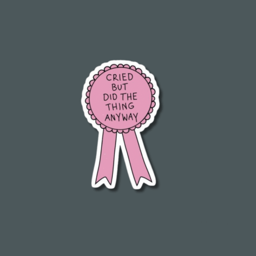 1 ' Cried but .. ' Sticker