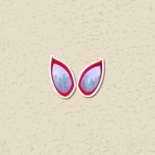 Spiderman Eyes Sticker