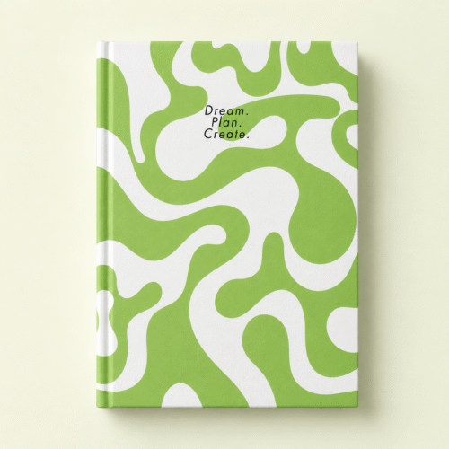Dream.Plan.Create. - Green Journal