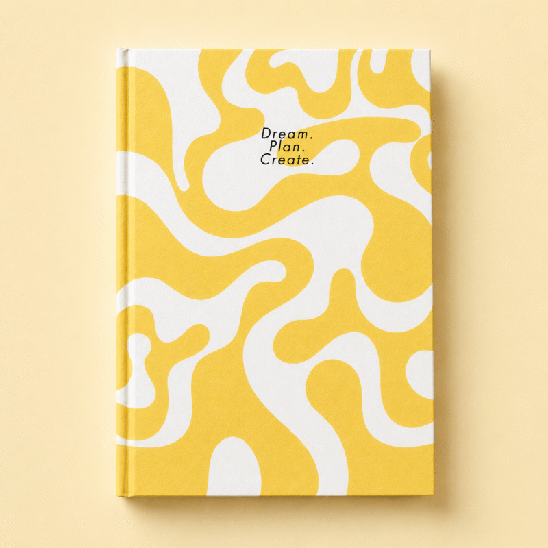 Dream.Plan.Create. - Yellow Journal