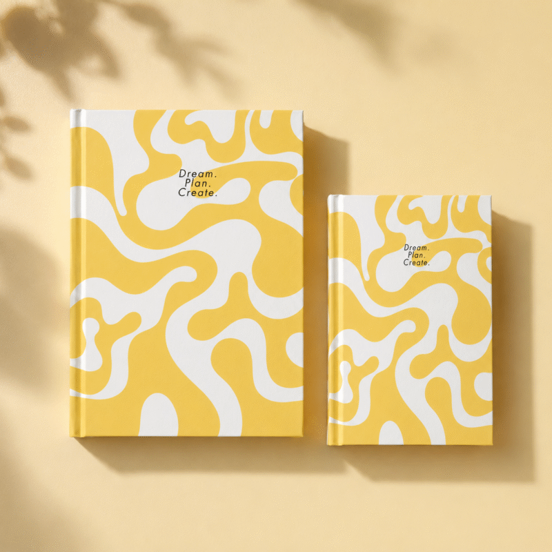 Dream.Plan.Create. - Yellow Journal