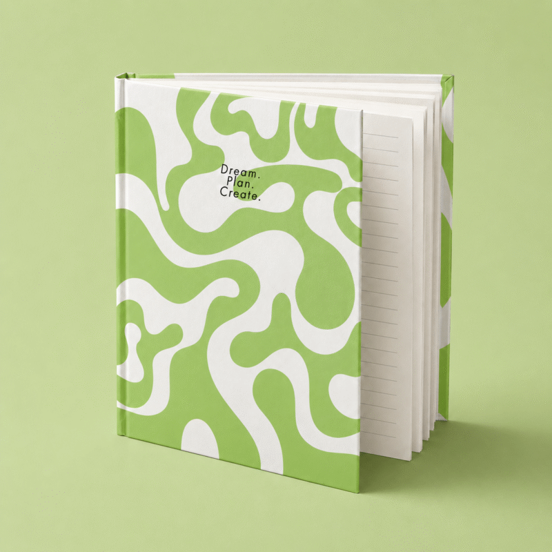 Dream.Plan.Create. - Green Journal